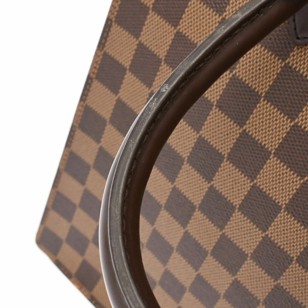 LOUIS VUITTON Damier Venice Tote Bag Brown Canvas Handbag - Picture 4 of 11